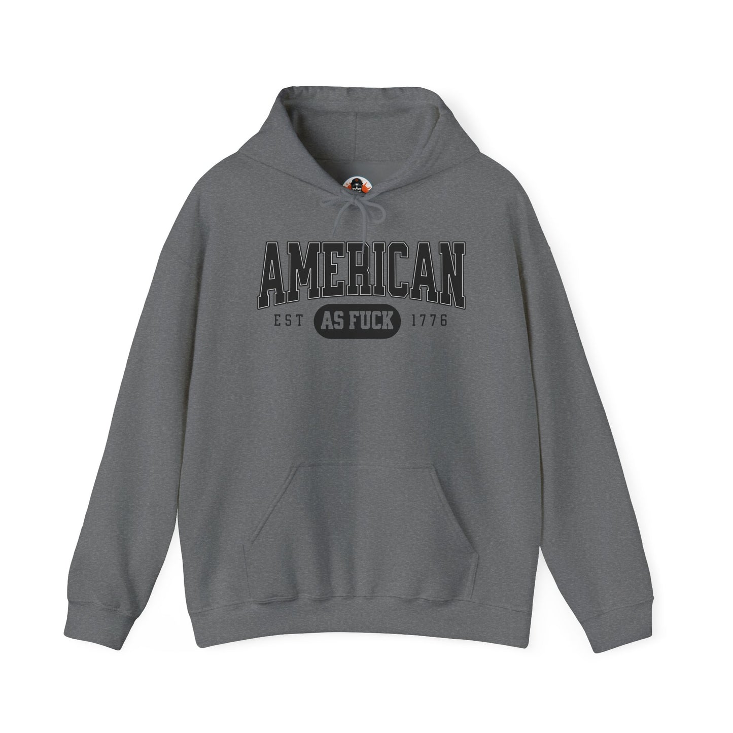 American AF EST 1776 Unisex Hoodie - Perfect for Patriots