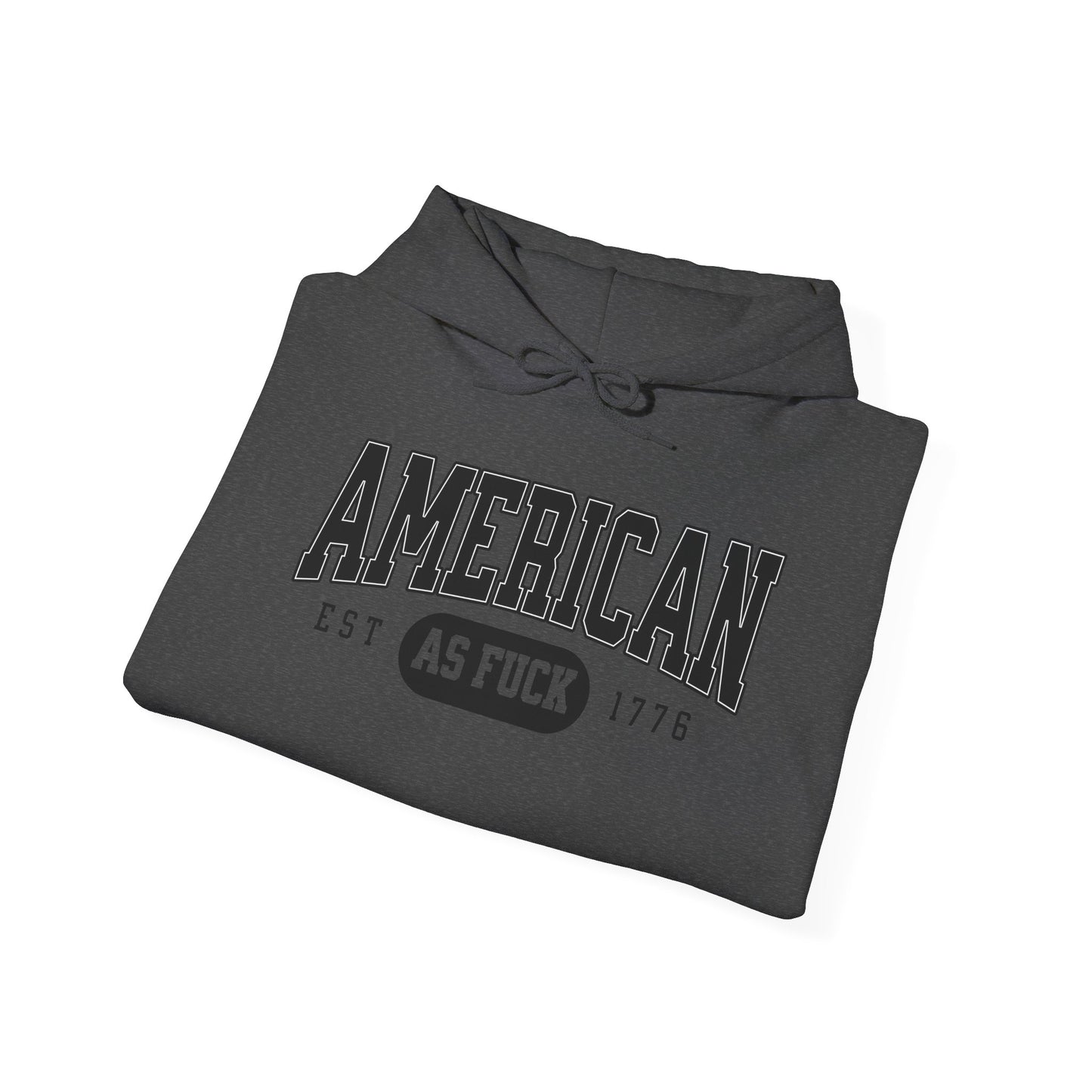 American AF EST 1776 Unisex Hoodie - Perfect for Patriots