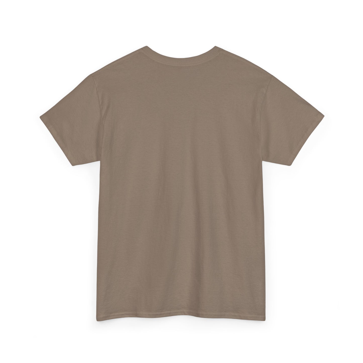 Brown t-shirt on a white background