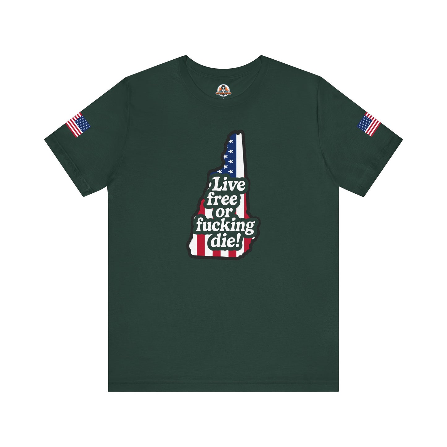 Bold Statement Tee with American Spirit, 4th of July T-Shirt, Unisex Patriotic Shirt, Gift for Freedom Lovers, Casual Everyday Wear