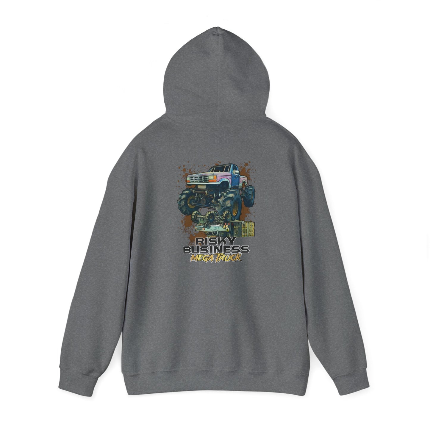 Risky Business Mega Truck Unisex Hooded Sweatshirt