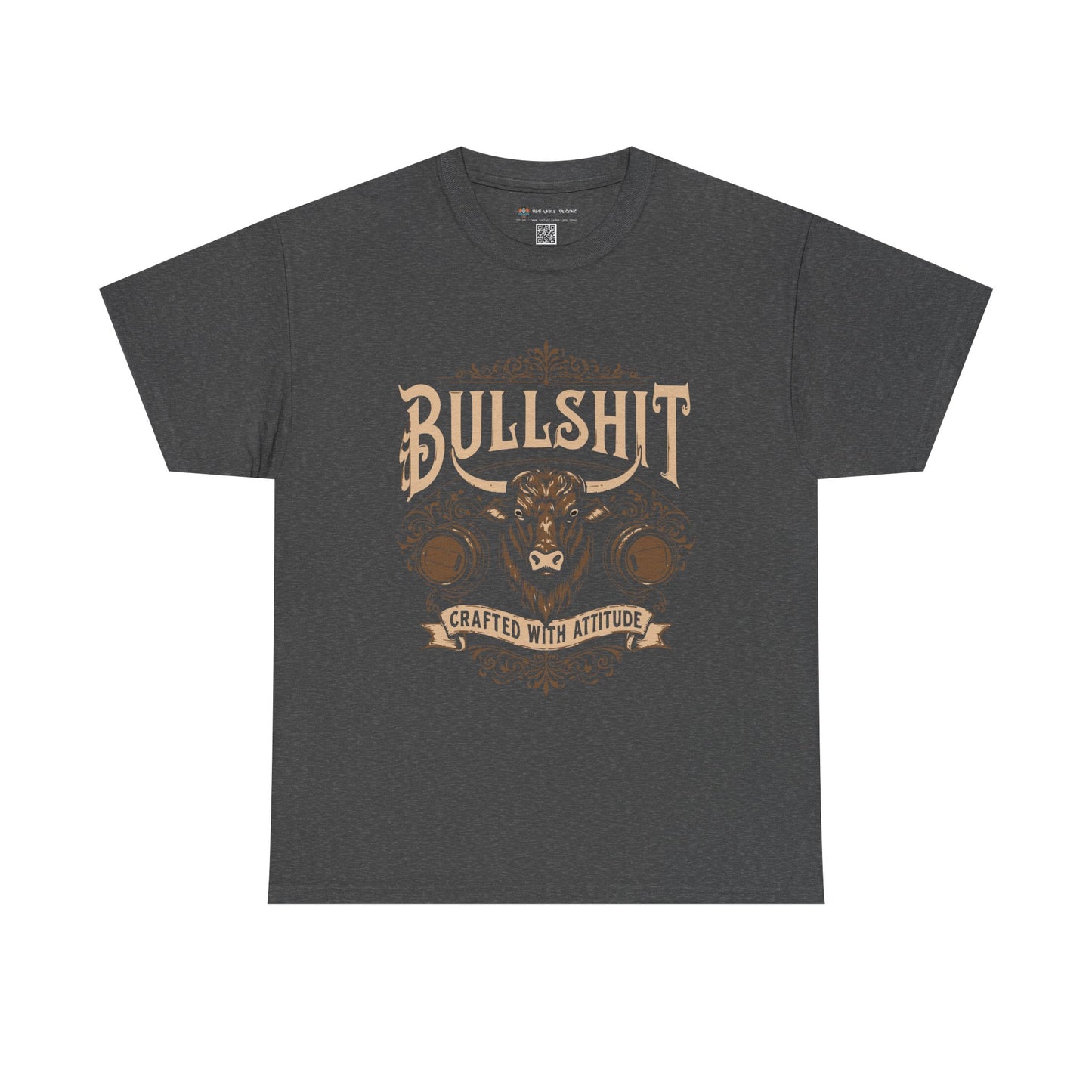 Unisex Heavy Cotton Tee with design