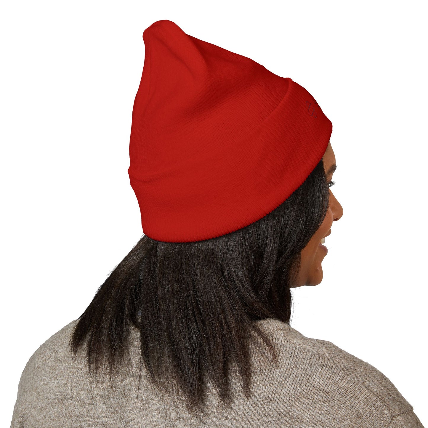 Classic Cuffed Beanie with LASERMADE Embroidery - Warm Winter Accessory
