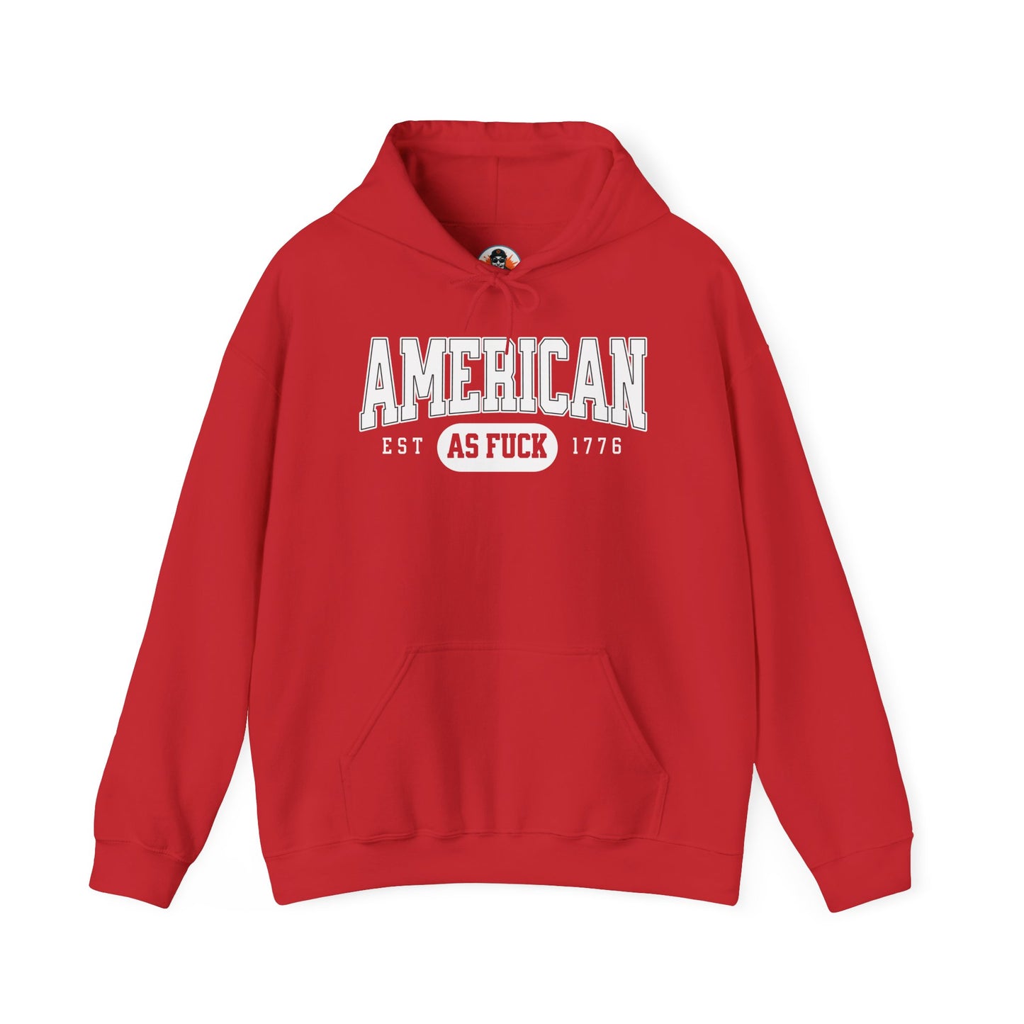 American AF EST 1776 Unisex Hoodie - Perfect for Patriots