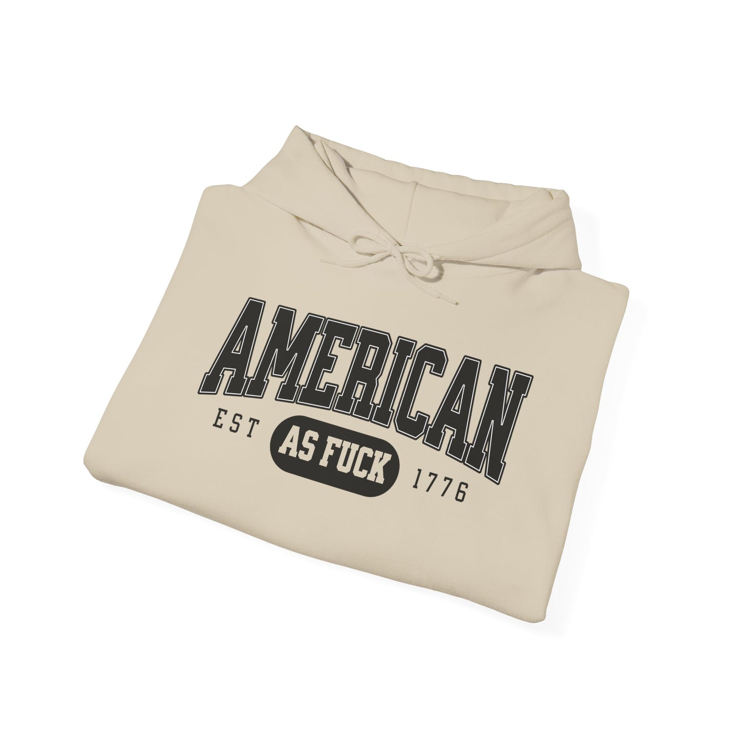 American AF EST 1776 Unisex Hoodie - Perfect for Patriots