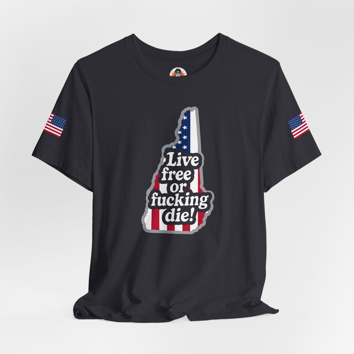 Bold Statement Tee with American Spirit, 4th of July T-Shirt, Unisex Patriotic Shirt, Gift for Freedom Lovers, Casual Everyday Wear