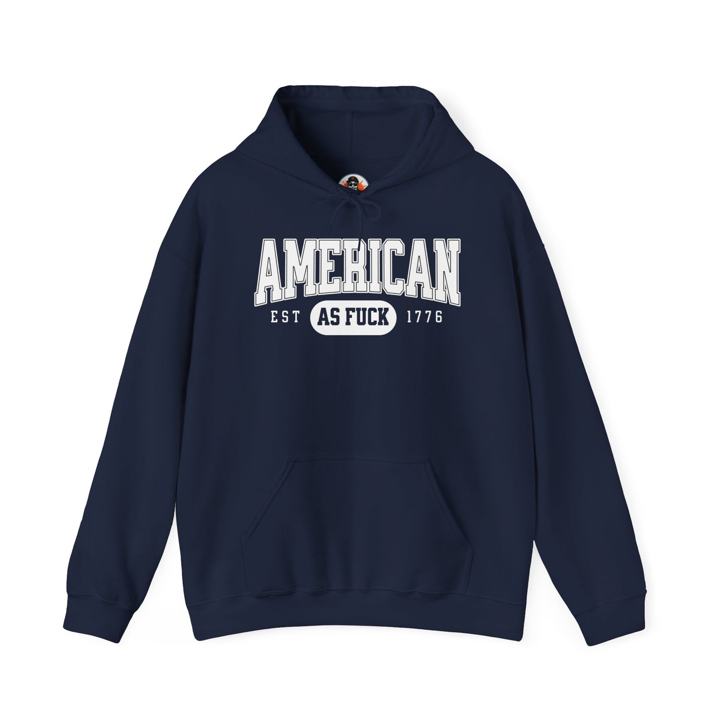 American AF EST 1776 Unisex Hoodie - Perfect for Patriots