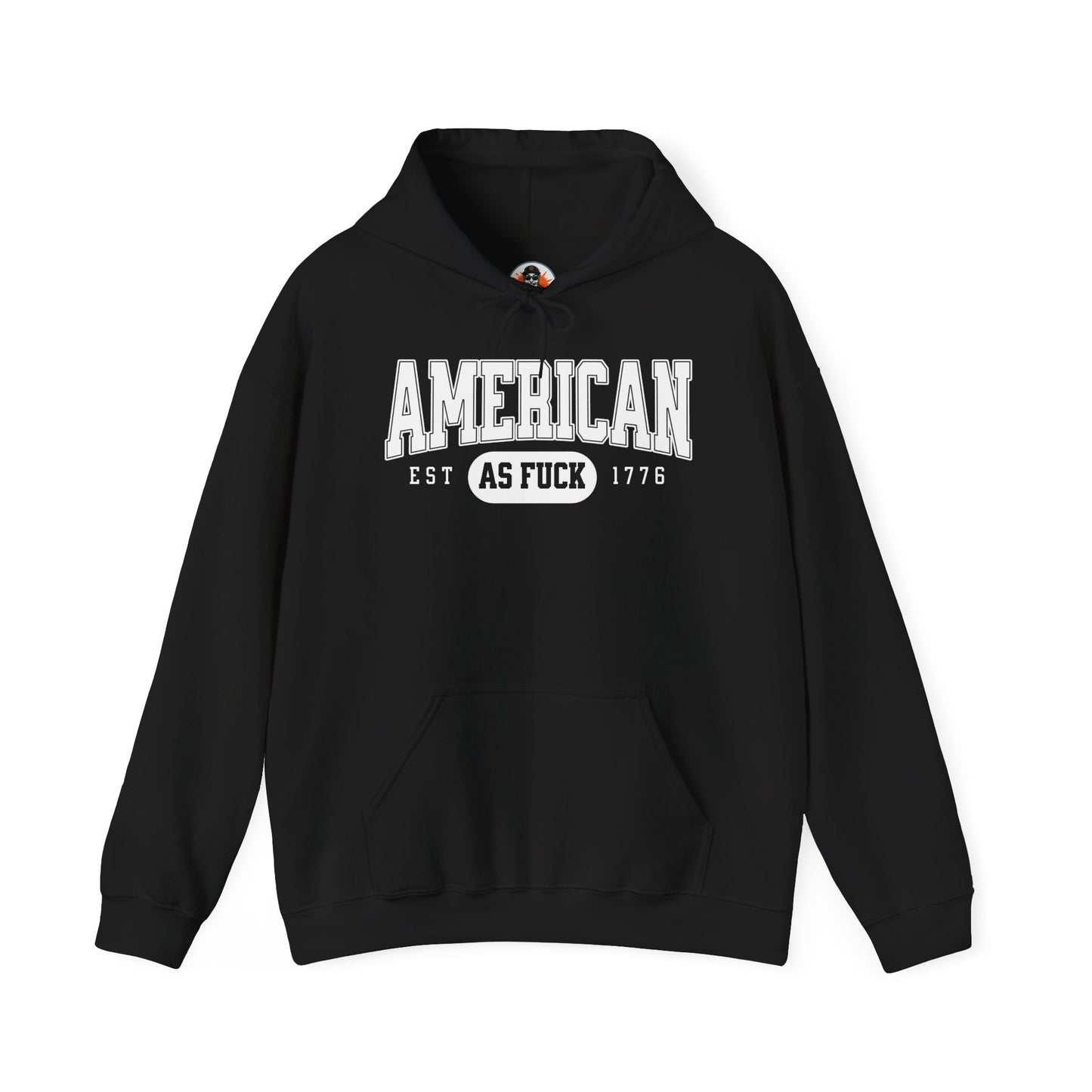 American AF EST 1776 Unisex Hoodie - Perfect for Patriots