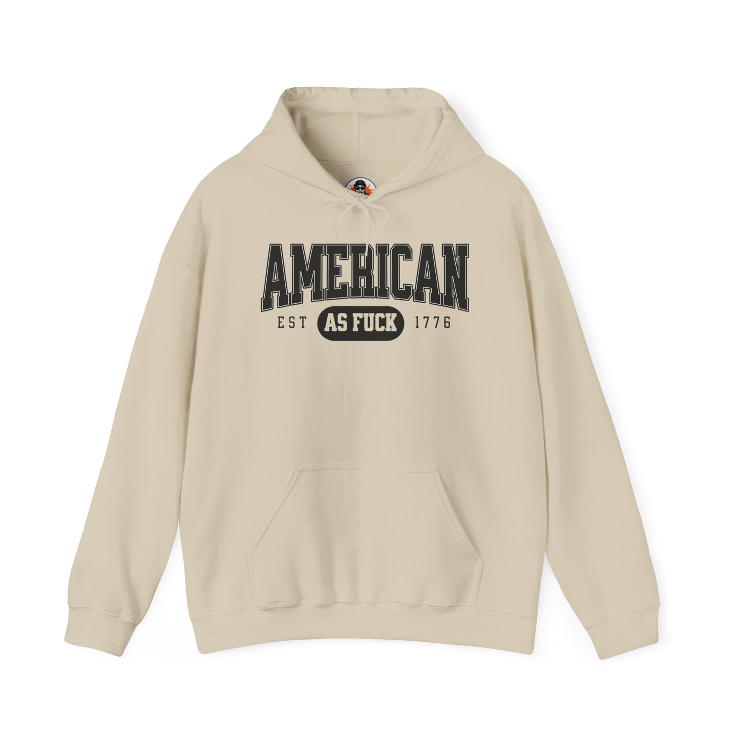 American AF EST 1776 Unisex Hoodie - Perfect for Patriots
