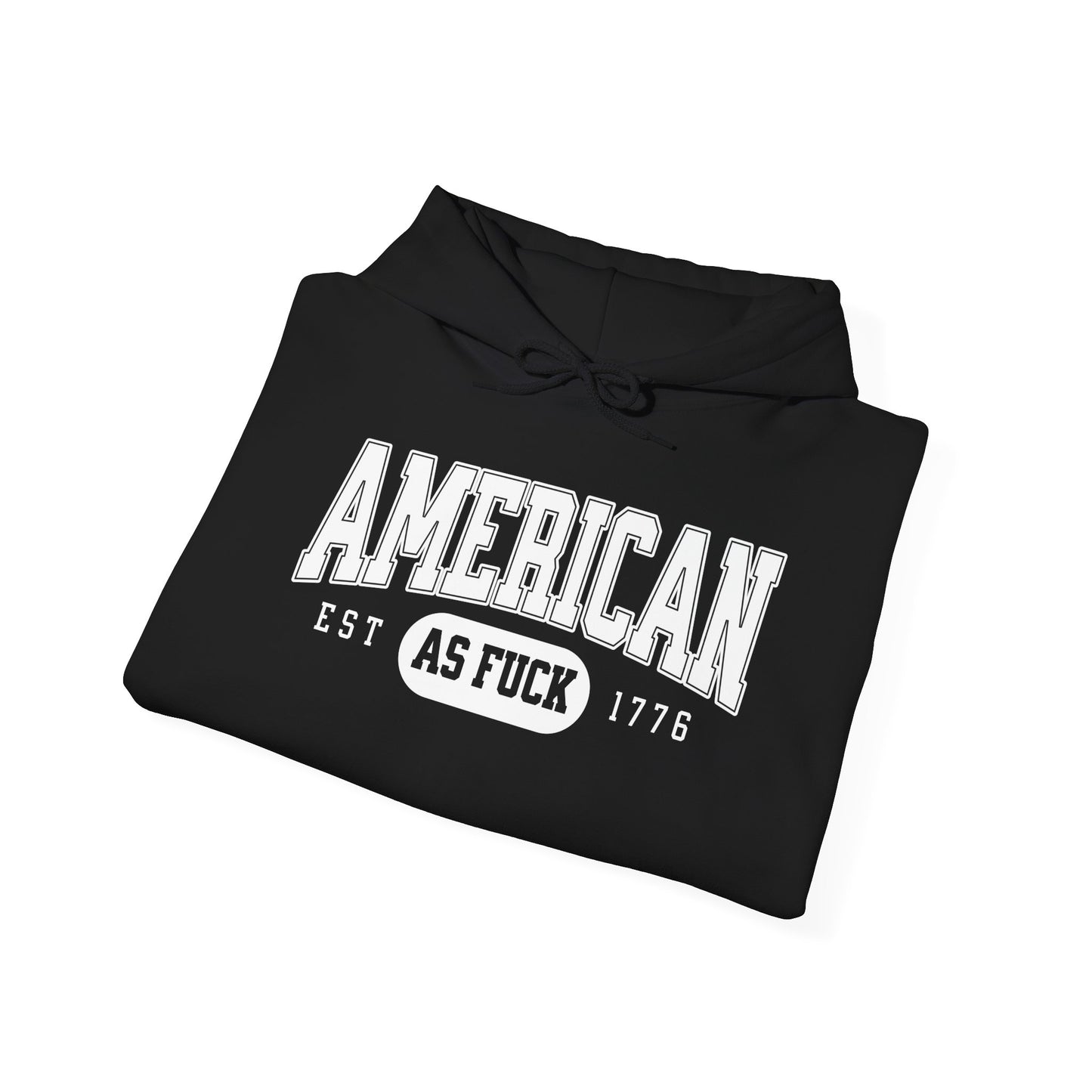 American AF EST 1776 Unisex Hoodie - Perfect for Patriots