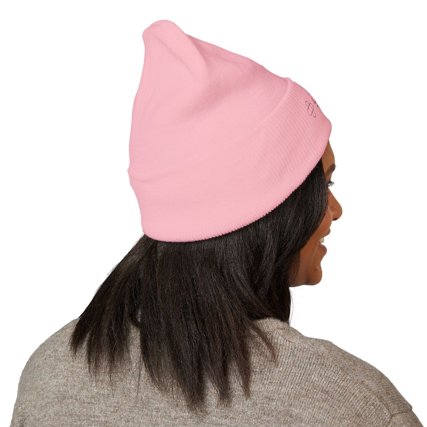 Classic Cuffed Beanie with LASERMADE Embroidery - Warm Winter Accessory