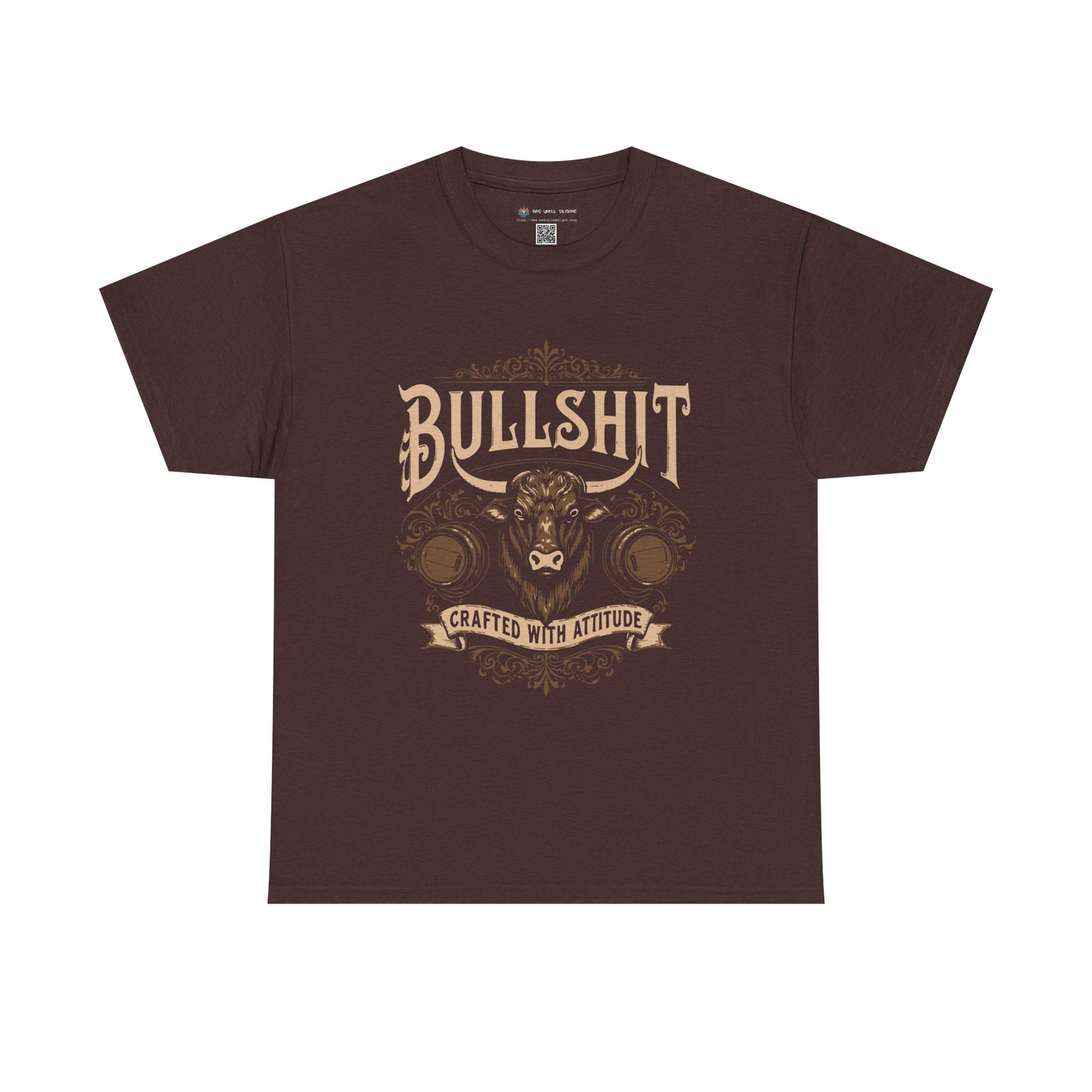 Unisex Heavy Cotton Tee with design