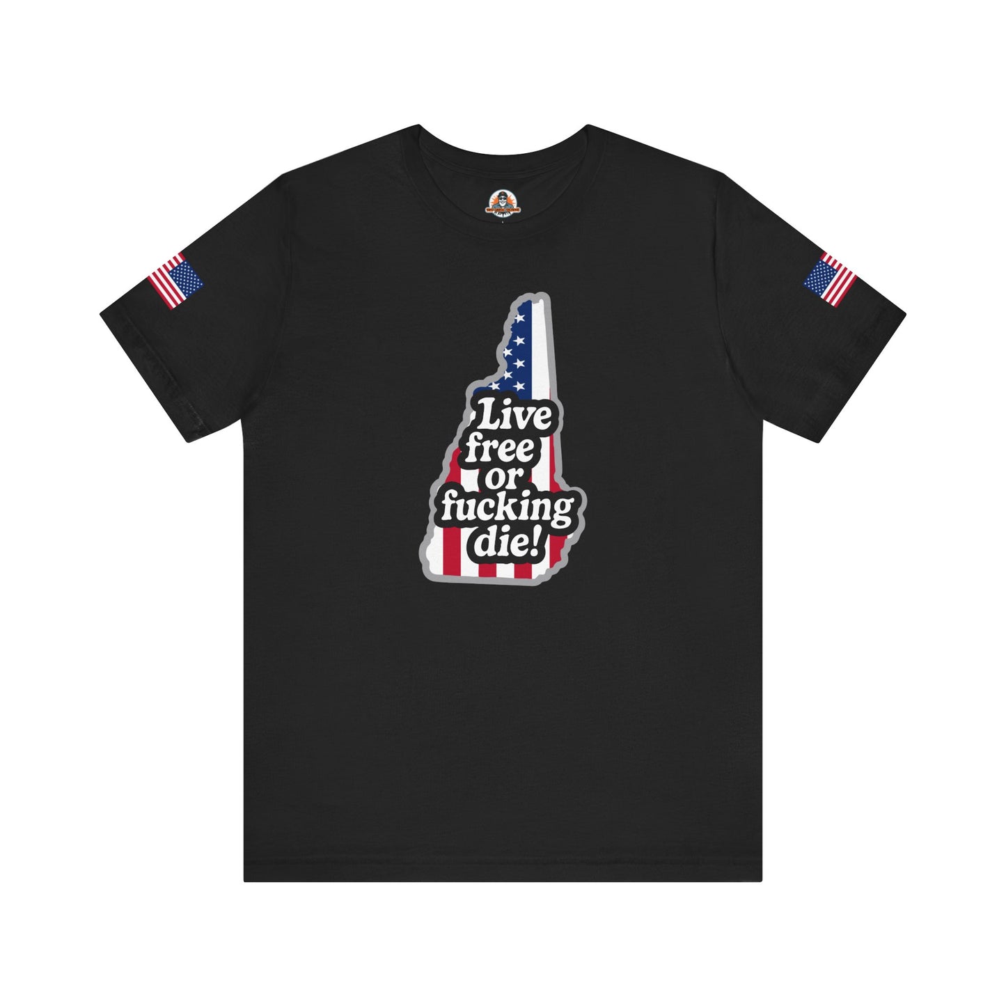 Bold Statement Tee with American Spirit, 4th of July T-Shirt, Unisex Patriotic Shirt, Gift for Freedom Lovers, Casual Everyday Wear