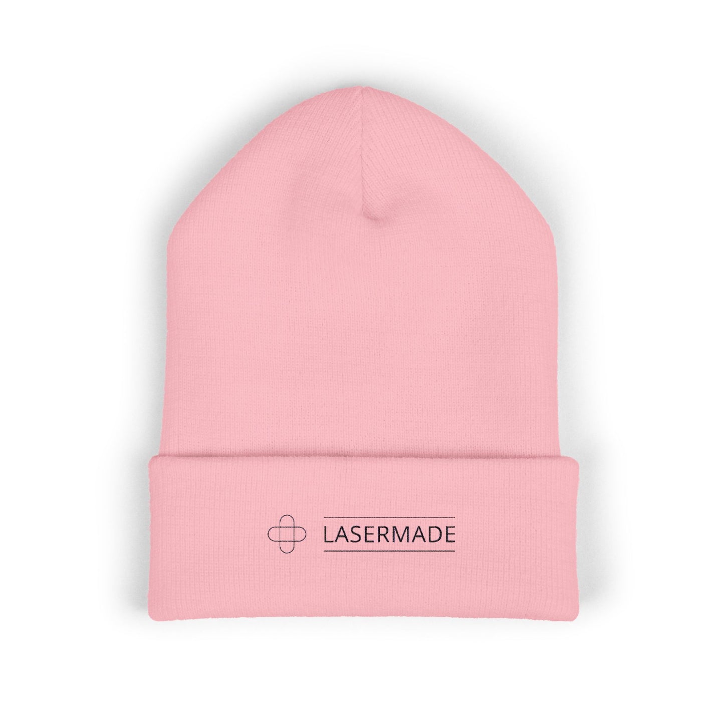Classic Cuffed Beanie with LASERMADE Embroidery - Warm Winter Accessory
