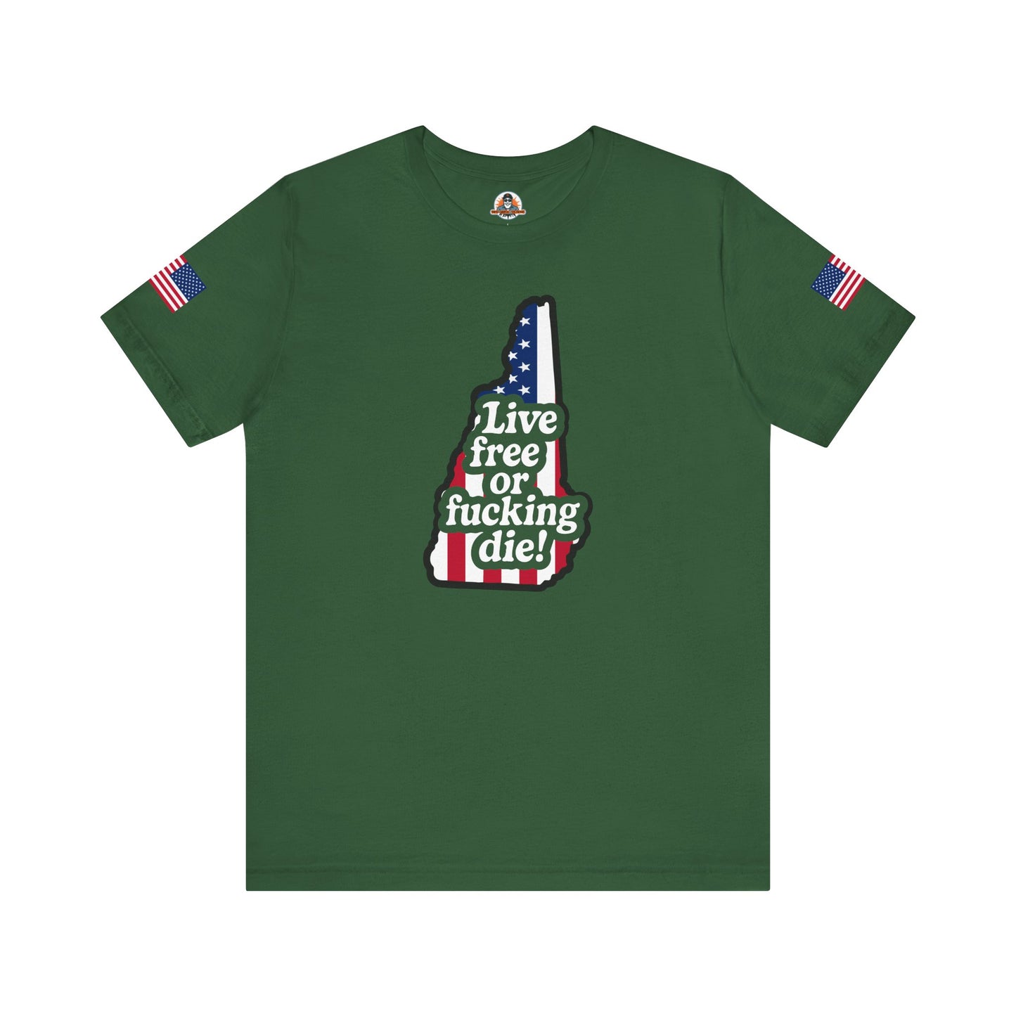 Bold Statement Tee with American Spirit, 4th of July T-Shirt, Unisex Patriotic Shirt, Gift for Freedom Lovers, Casual Everyday Wear