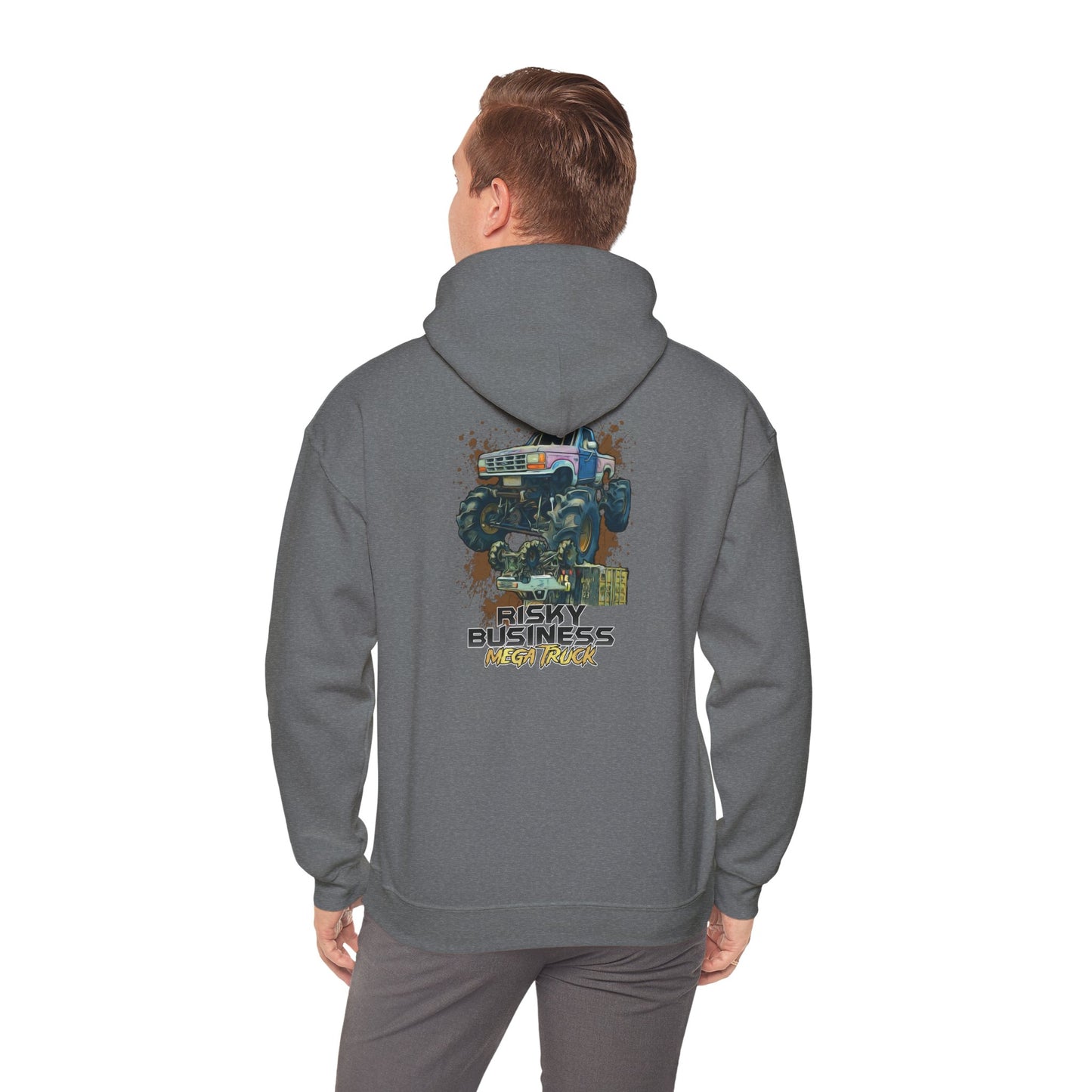 Risky Business Mega Truck Unisex Hooded Sweatshirt
