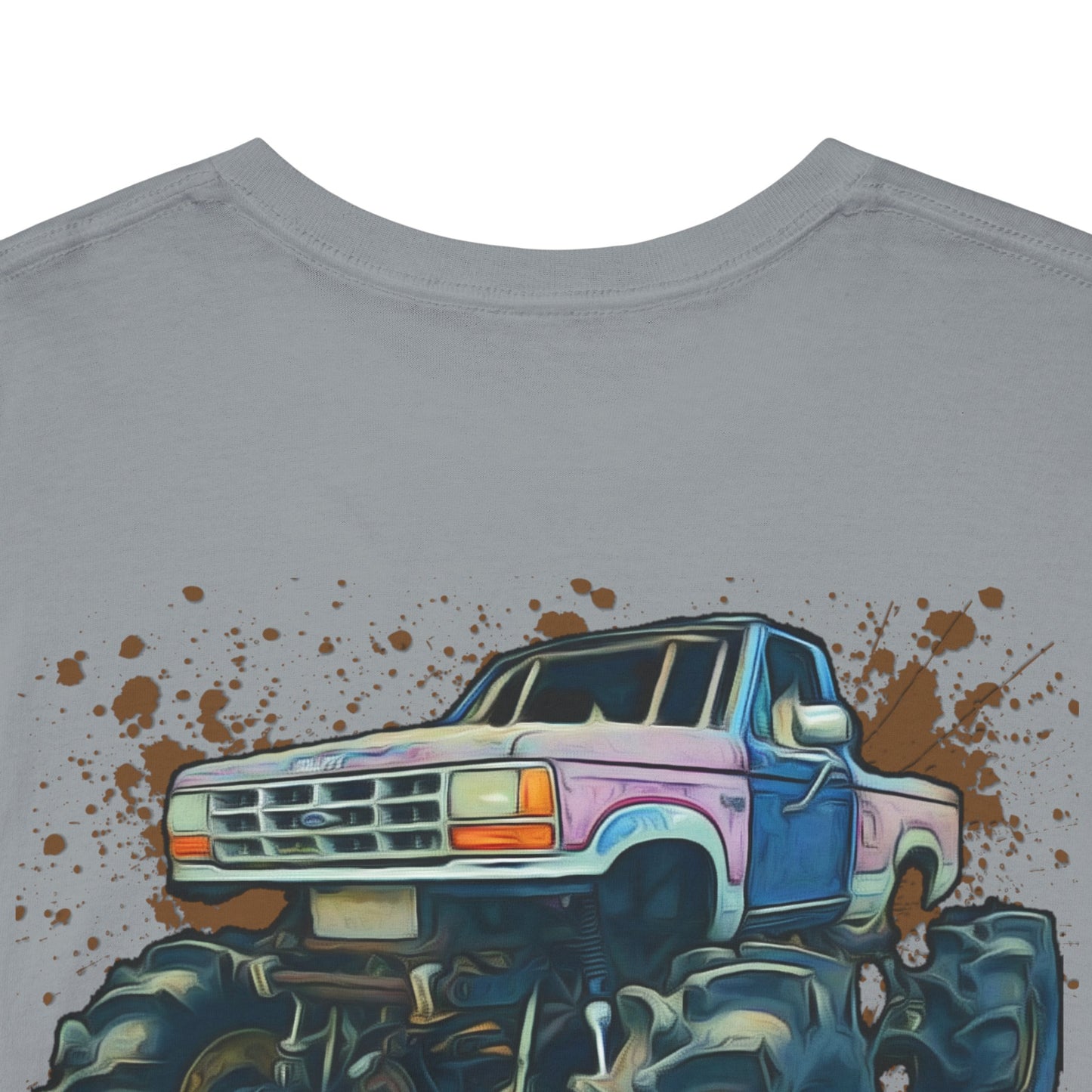 Risky Business Mega Truck Grey T-Shirt