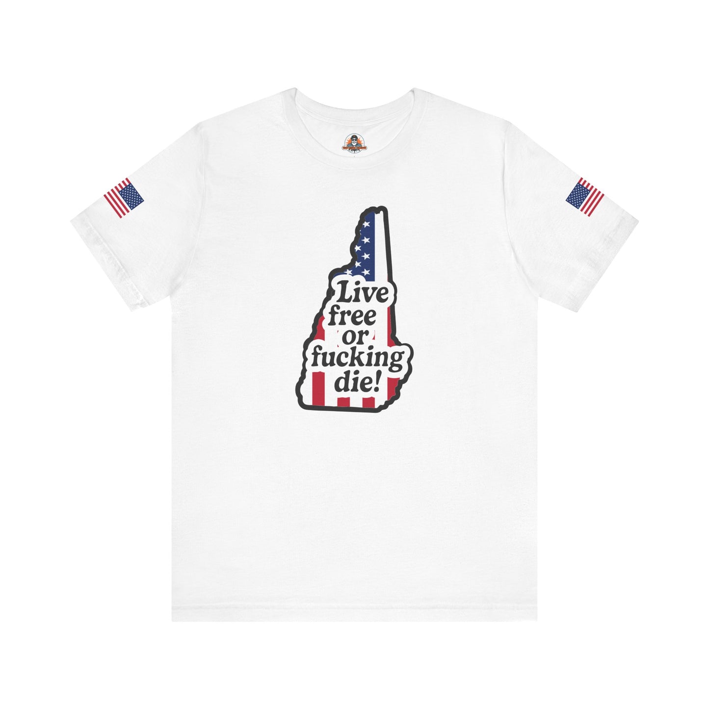 Bold Statement Tee with American Spirit, 4th of July T-Shirt, Unisex Patriotic Shirt, Gift for Freedom Lovers, Casual Everyday Wear