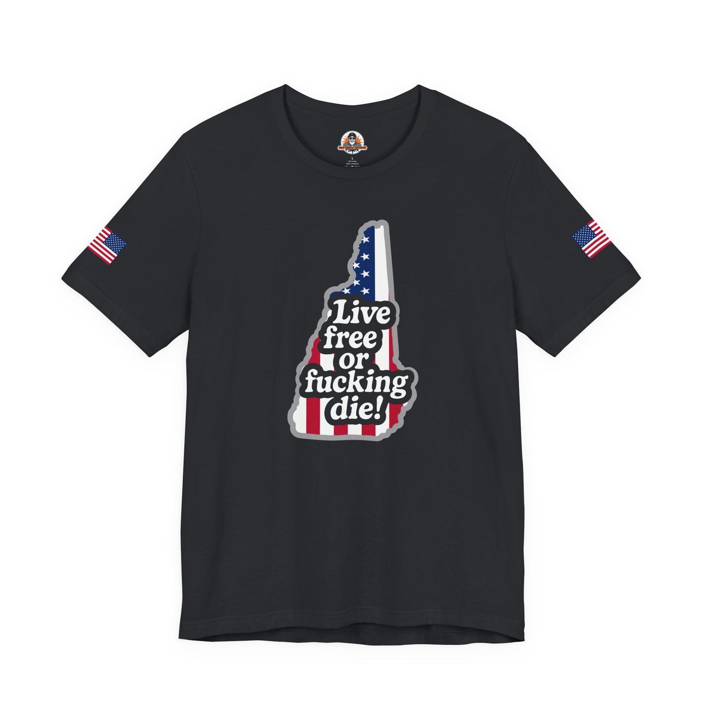 Bold Statement Tee with American Spirit, 4th of July T-Shirt, Unisex Patriotic Shirt, Gift for Freedom Lovers, Casual Everyday Wear