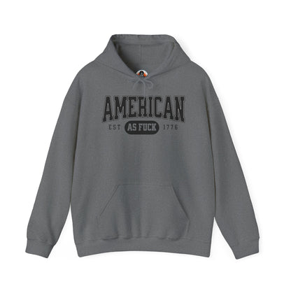 American AF EST 1776 Unisex Hoodie - Perfect for Patriots