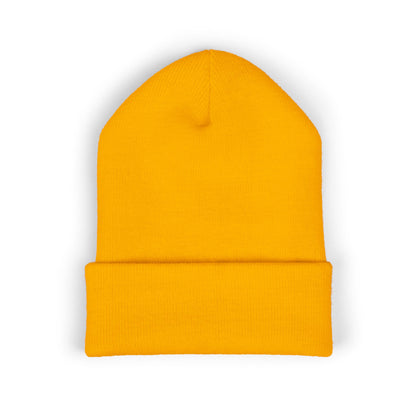 Classic Cuffed Beanie with LASERMADE Embroidery - Warm Winter Accessory