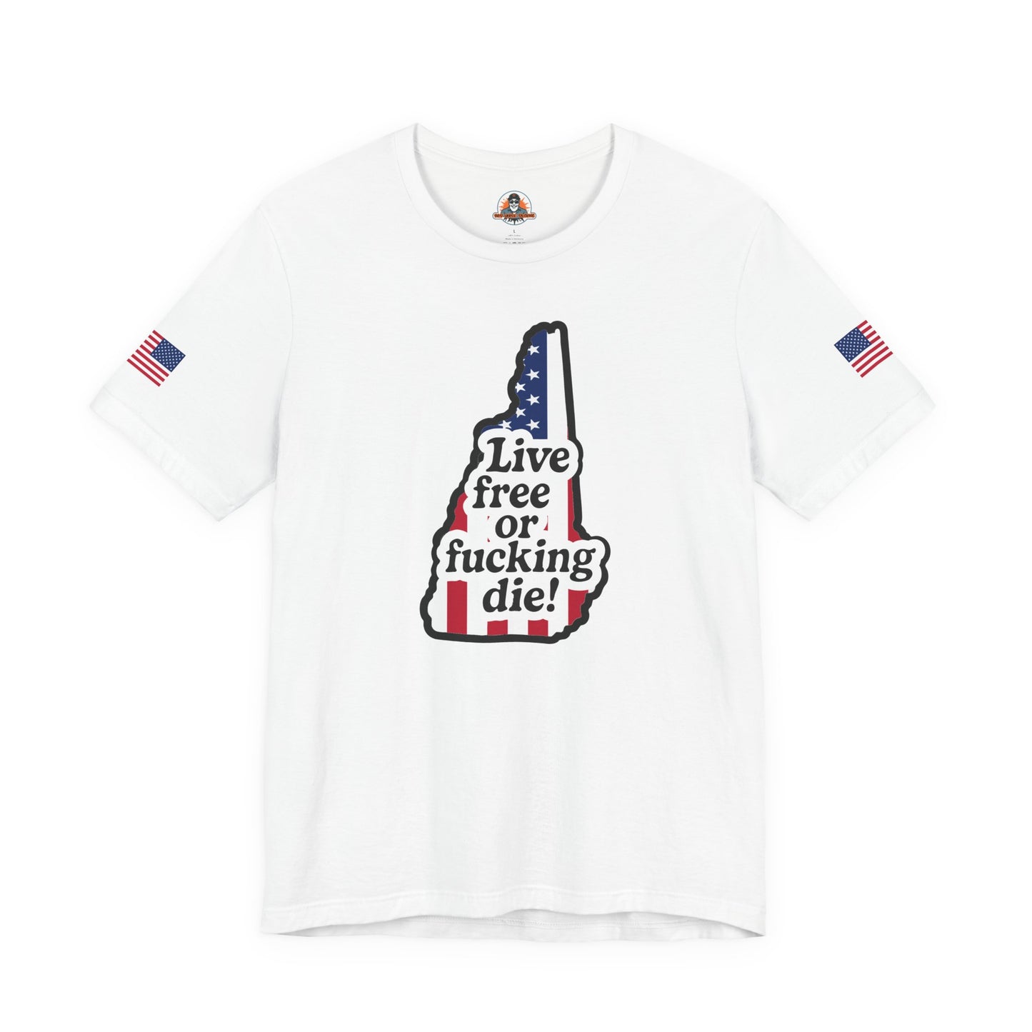Bold Statement Tee with American Spirit, 4th of July T-Shirt, Unisex Patriotic Shirt, Gift for Freedom Lovers, Casual Everyday Wear