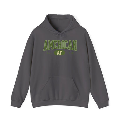 Sweatshirt With American AF est 1776 written on front