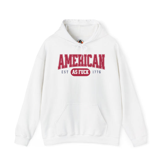 American AF EST 1776 Unisex Hoodie - Perfect for Patriots
