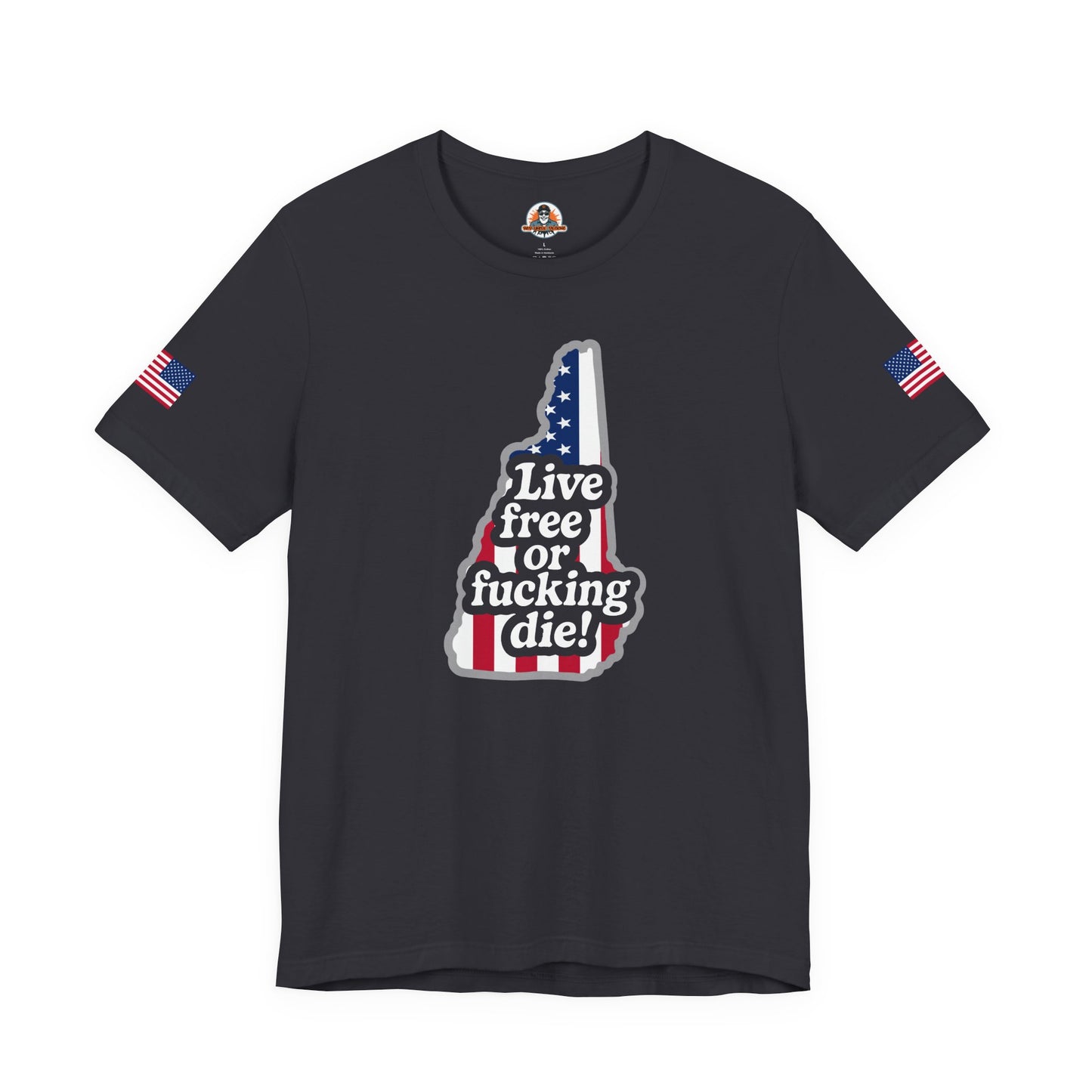 Bold Statement Tee with American Spirit, 4th of July T-Shirt, Unisex Patriotic Shirt, Gift for Freedom Lovers, Casual Everyday Wear