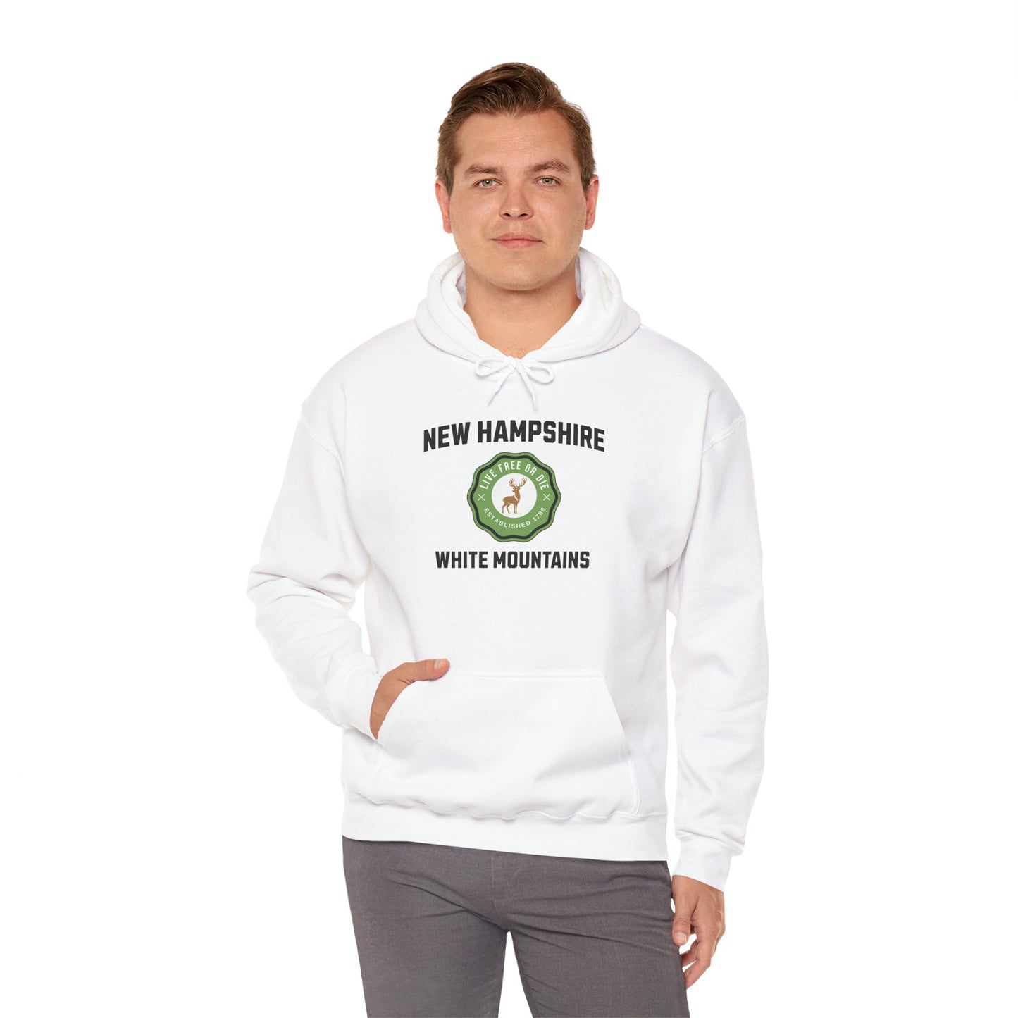 Unisex Heavy Blend™ New Hampshire Hooded Sweatshirt