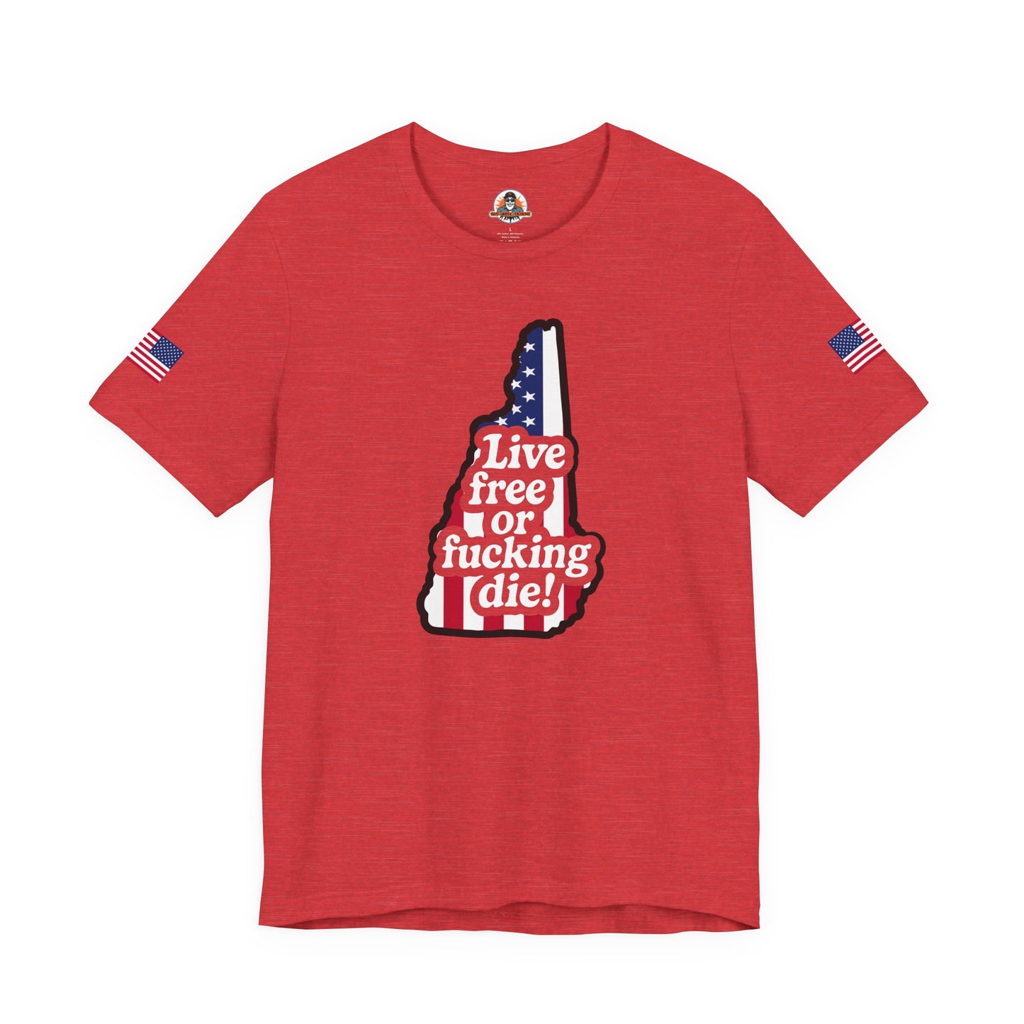 Bold Statement Tee with American Spirit, 4th of July T-Shirt, Unisex Patriotic Shirt, Gift for Freedom Lovers, Casual Everyday Wear