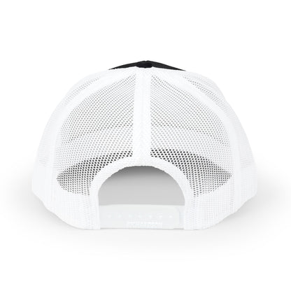 Embroidered Mountain Wave Trucker Cap — Outdoor Adventure Snapback