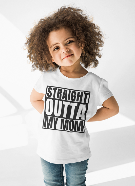 "Straight Outta My Mom" Baby Shirt