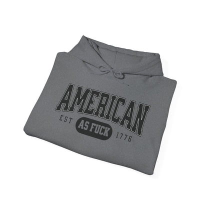 American AF EST 1776 Unisex Hoodie - Perfect for Patriots