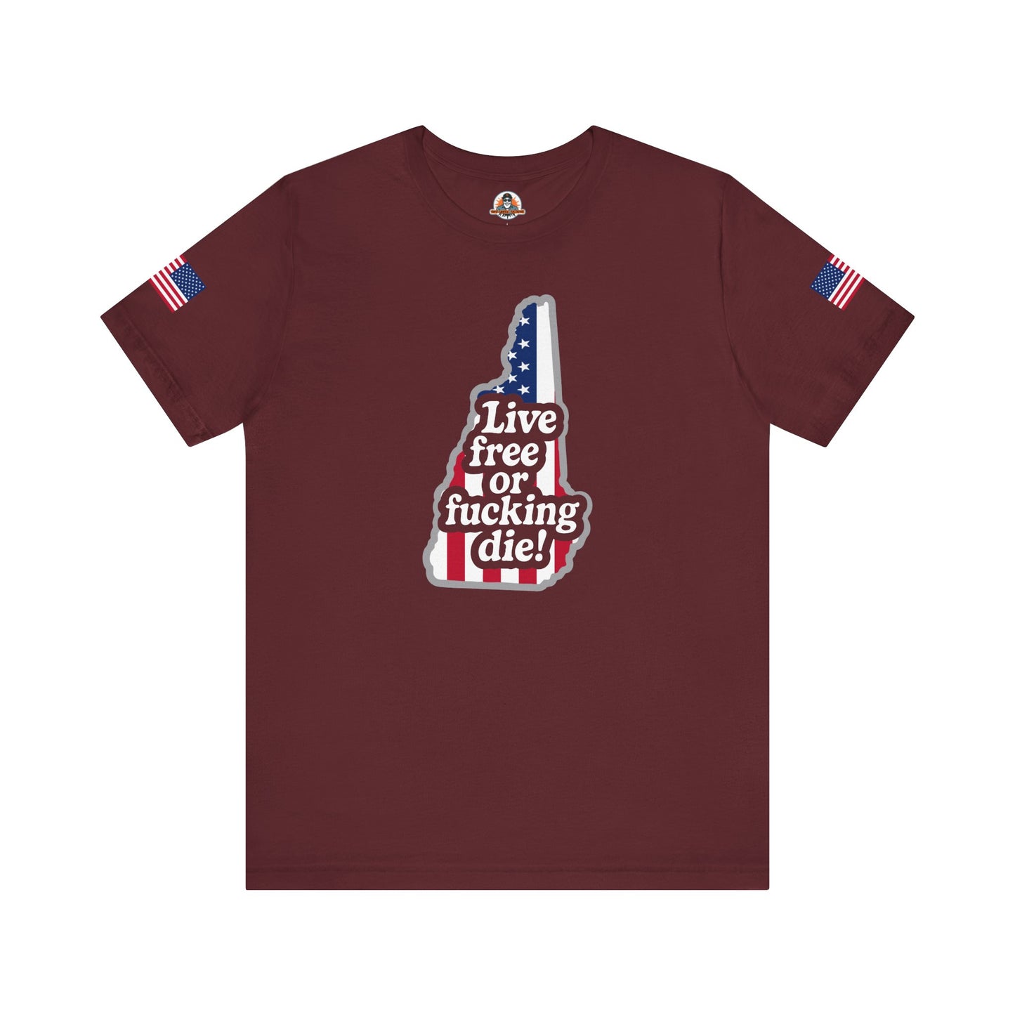 Bold Statement Tee with American Spirit, 4th of July T-Shirt, Unisex Patriotic Shirt, Gift for Freedom Lovers, Casual Everyday Wear
