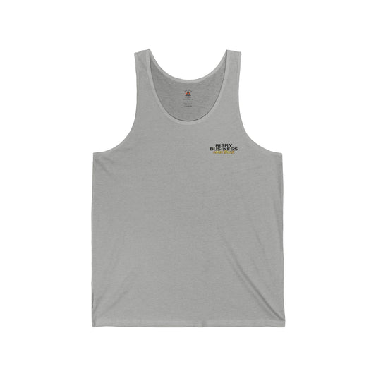 Risky Business Mega Truck Unisex Jersey Tank - Perfect for Summer Fun
