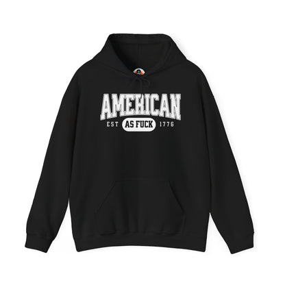 American AF EST 1776 Unisex Hoodie - Perfect for Patriots