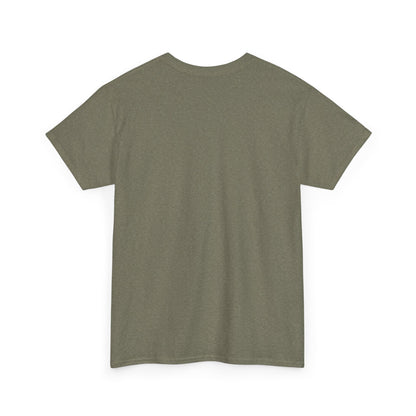 Green t-shirt on a white background