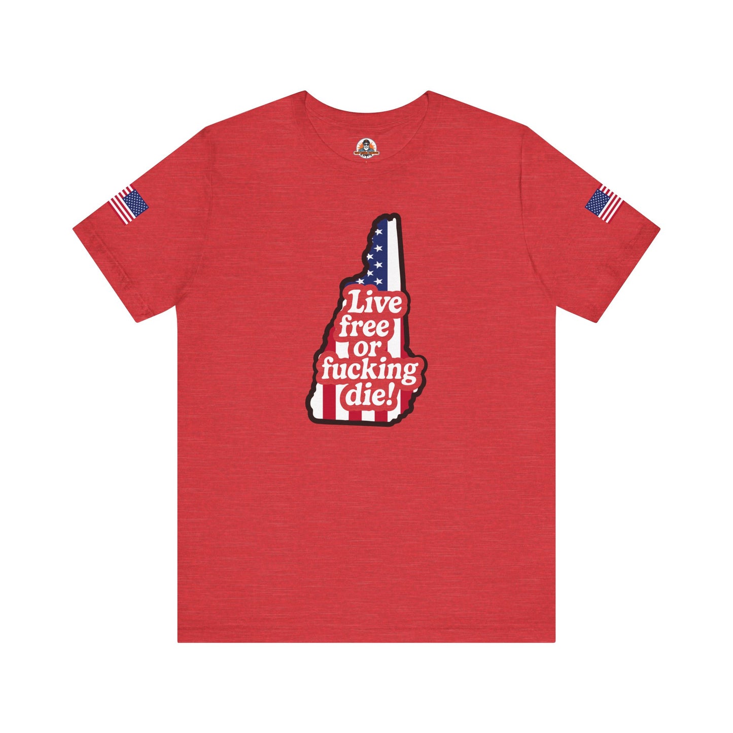 Bold Statement Tee with American Spirit, 4th of July T-Shirt, Unisex Patriotic Shirt, Gift for Freedom Lovers, Casual Everyday Wear