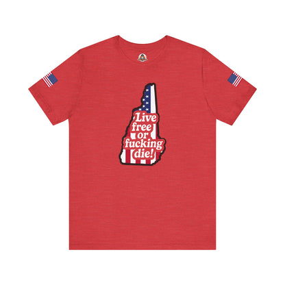 Bold Statement Tee with American Spirit, 4th of July T-Shirt, Unisex Patriotic Shirt, Gift for Freedom Lovers, Casual Everyday Wear
