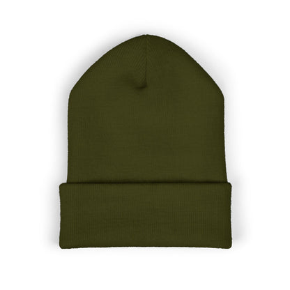Classic Cuffed Beanie with LASERMADE Embroidery - Warm Winter Accessory