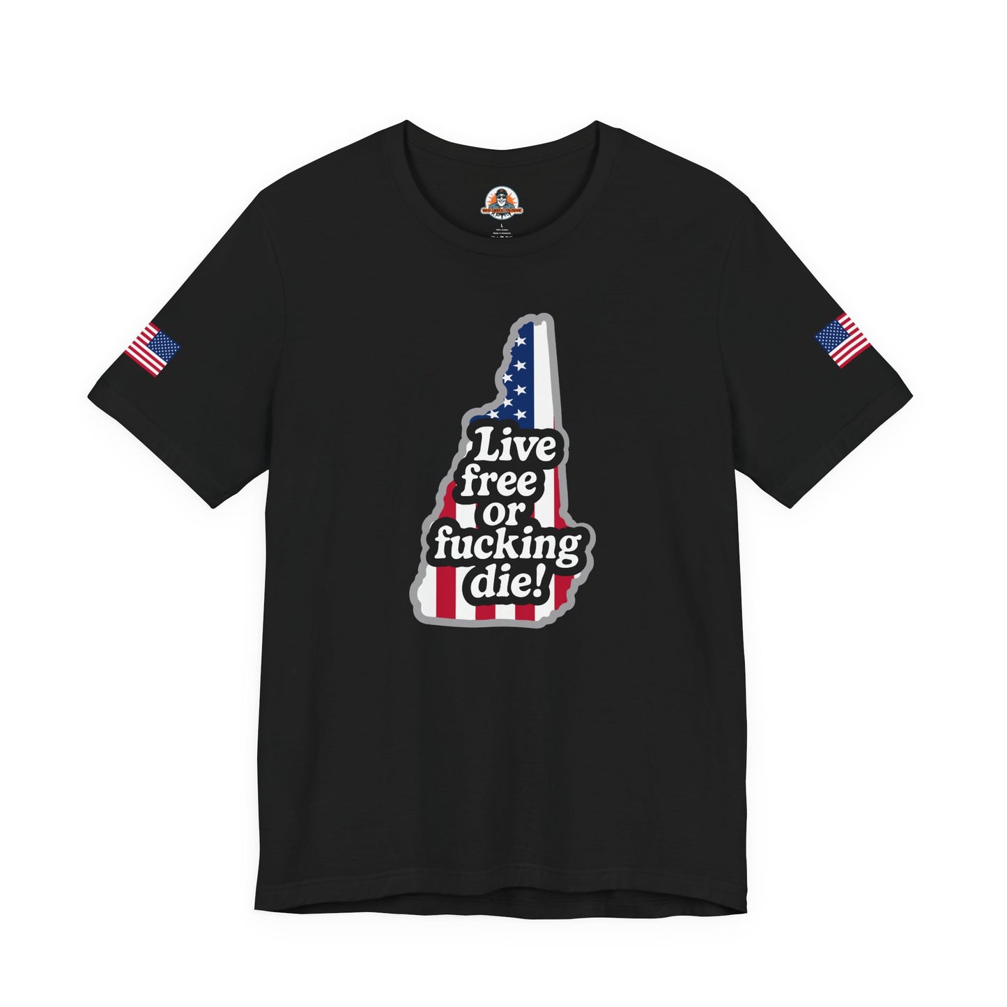 Bold Statement Tee with American Spirit, 4th of July T-Shirt, Unisex Patriotic Shirt, Gift for Freedom Lovers, Casual Everyday Wear