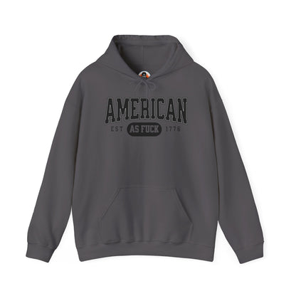 American AF EST 1776 Unisex Hoodie - Perfect for Patriots