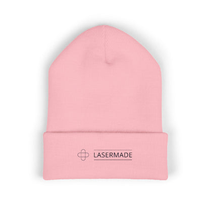 Classic Cuffed Beanie with LASERMADE Embroidery - Warm Winter Accessory