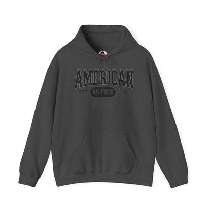 American AF EST 1776 Unisex Hoodie - Perfect for Patriots
