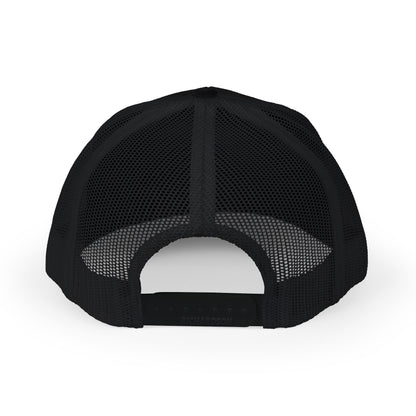 Embroidered Mountain Wave Trucker Cap — Outdoor Adventure Snapback