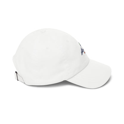 Pigeon on a Classic Dad Cap