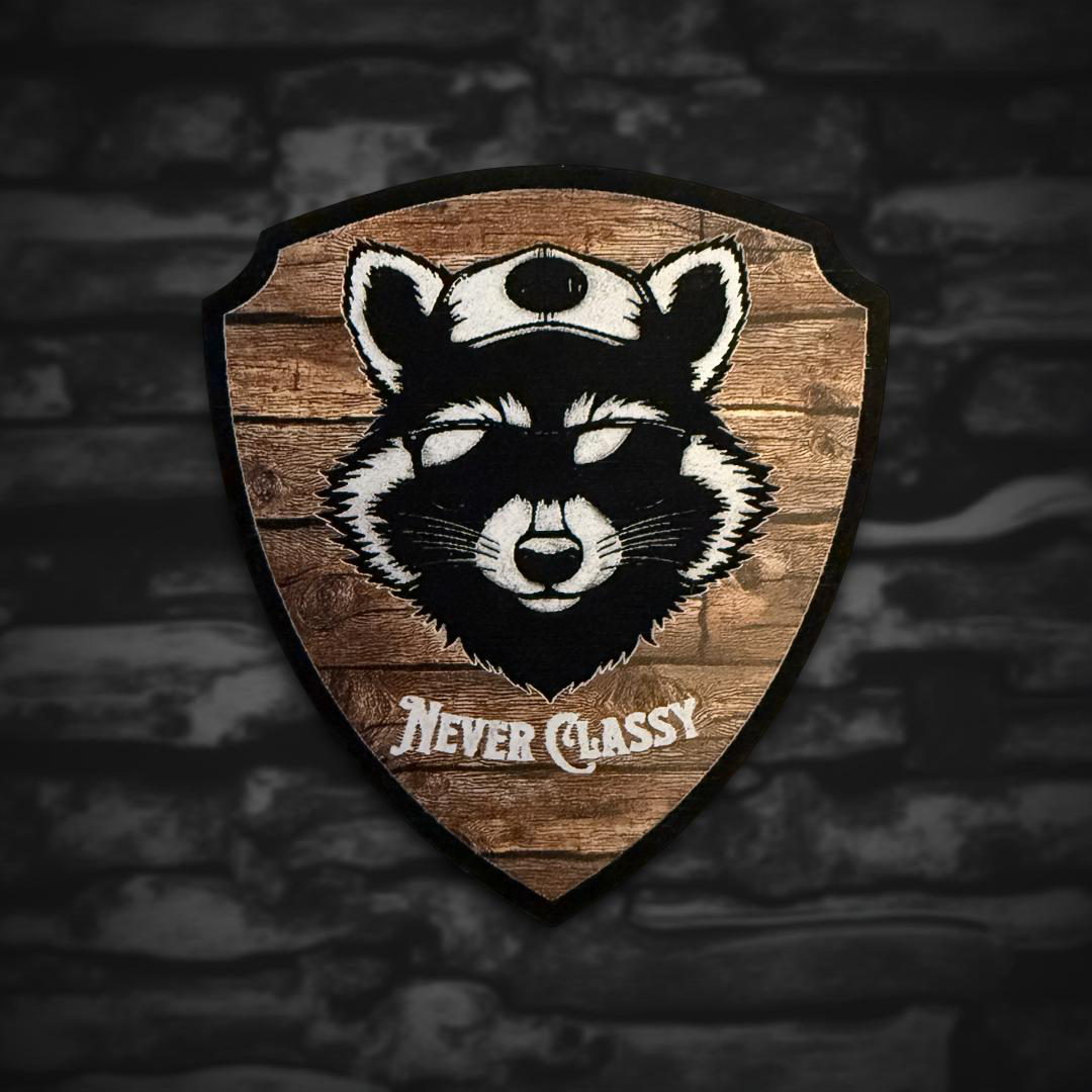 Never Classy Laser Engraved Hat Patch